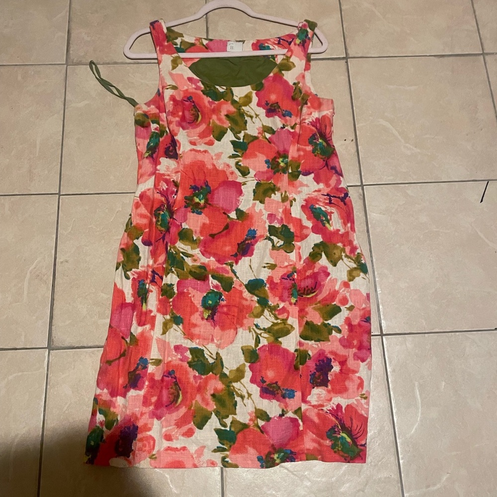 Floral Sleeveless Dress SZ 12